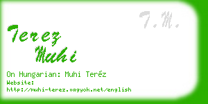 terez muhi business card